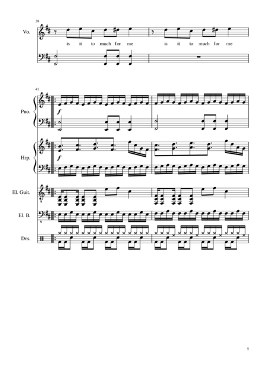 Open Up Open Up Small Ensemble scores gallery preview page 5