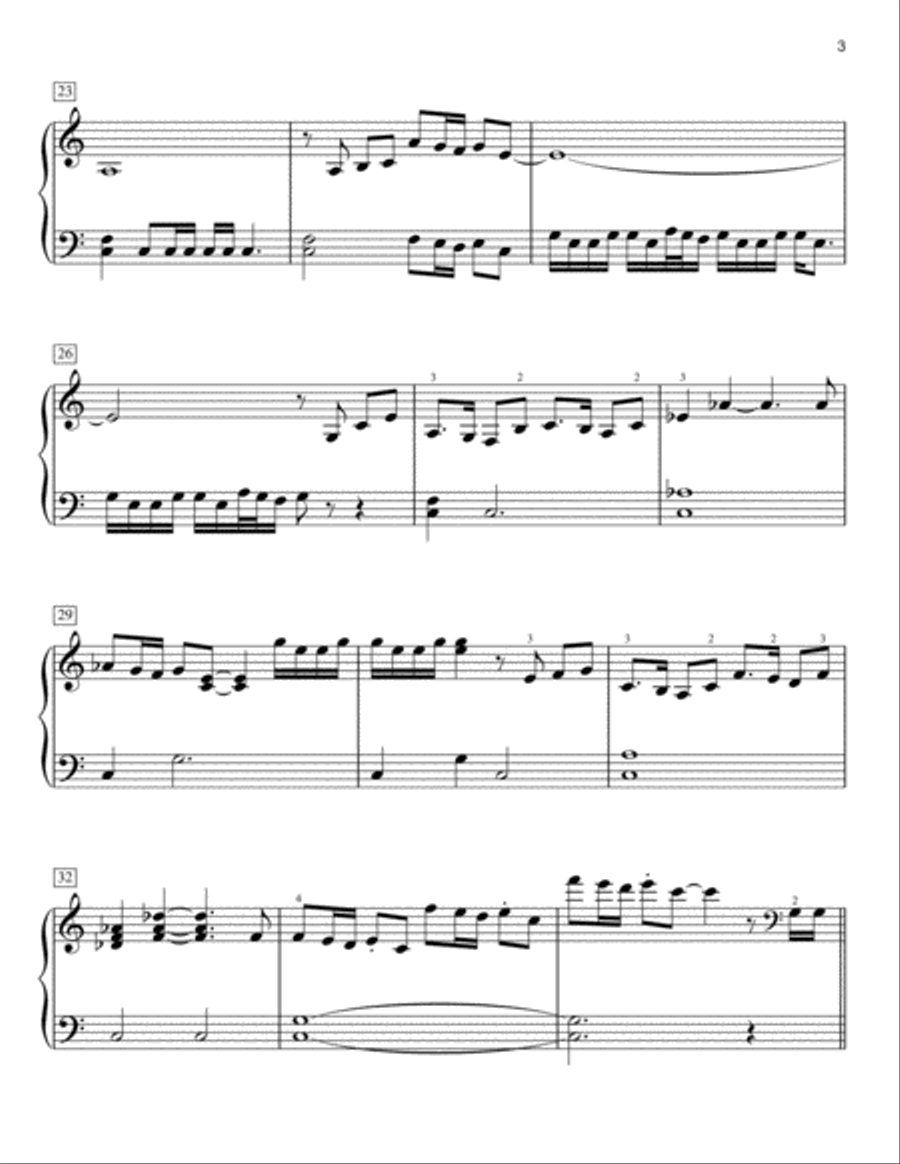 Olympic Fanfare And Theme Easy Piano scores gallery preview page 3