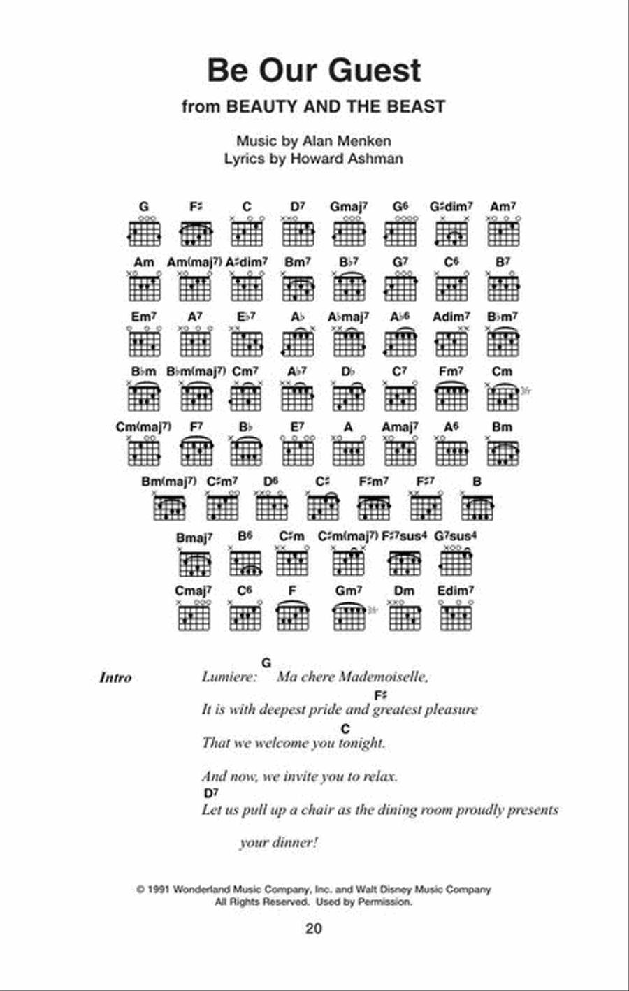 The Little Black Disney Songbook Guitar scores gallery preview page 13
