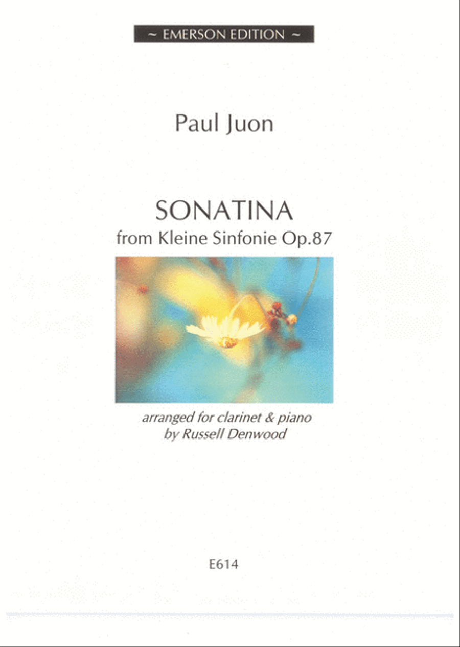 Sonatina Clarinet Solo scores gallery preview page 1