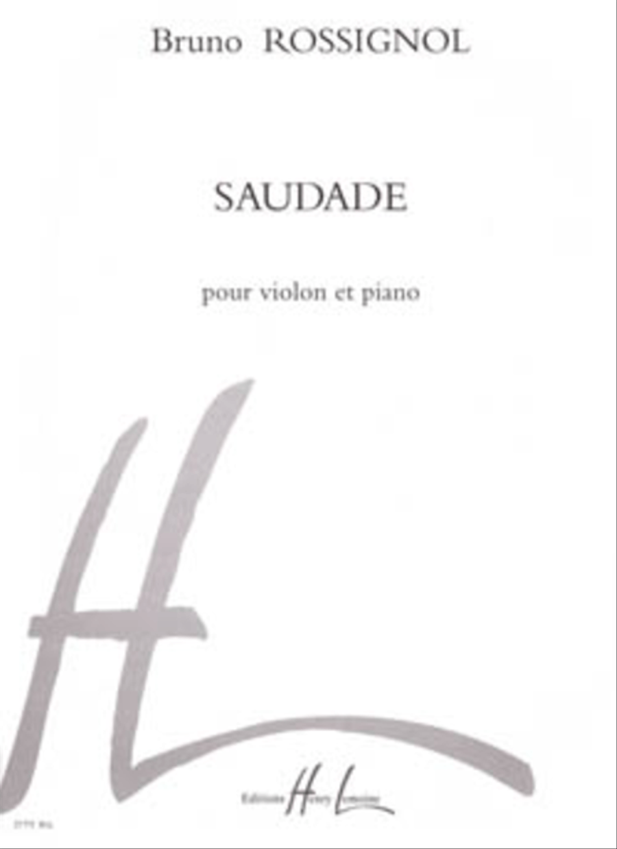 Saudade Saudade Violin Solo scores gallery preview page 1