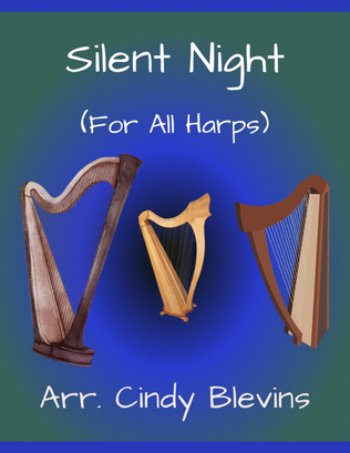 Silent Night, for Lap Harp Solo