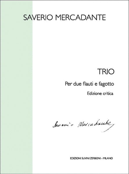 Trio per due flauti e fagotto