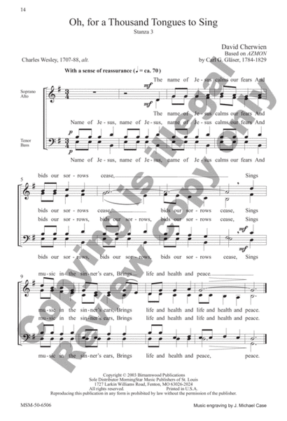 Five Choral Stanzas, Set 1 image number null