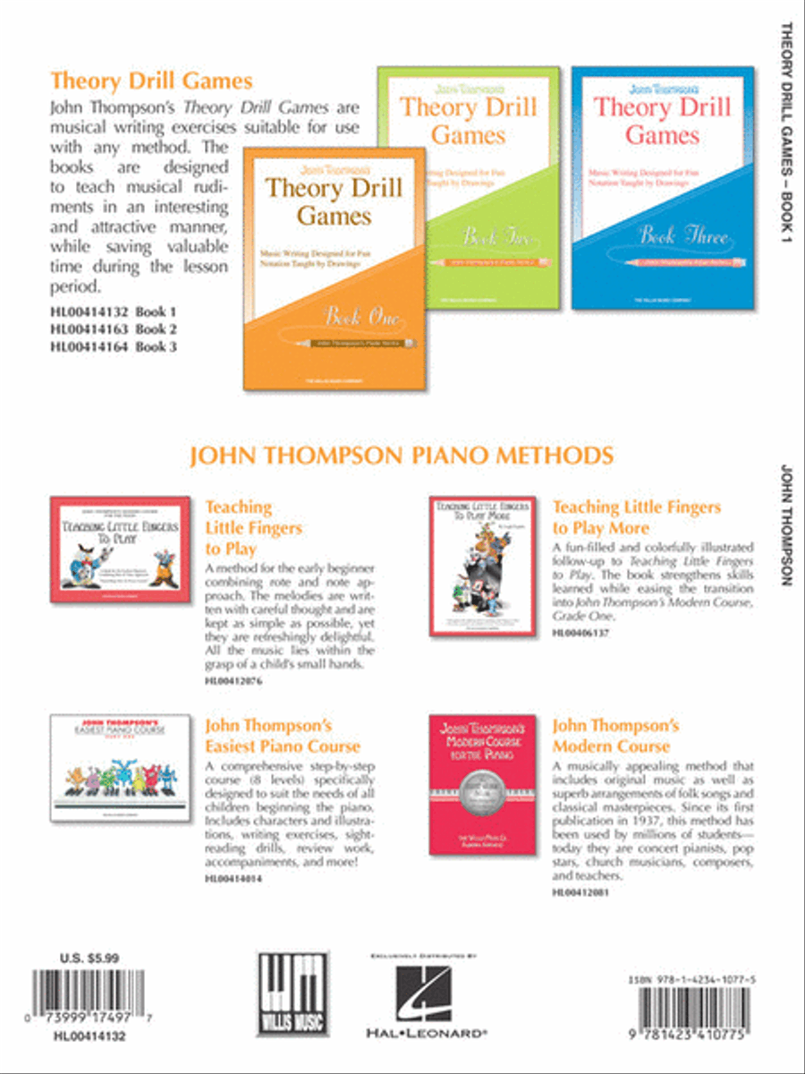 Theory Drill Games - Book 1 Piano Method scores gallery preview page 7