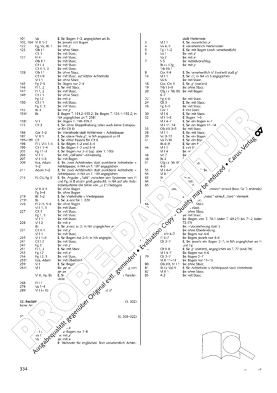 The Creation (Die Schopfung) 4-Part scores gallery preview page 354