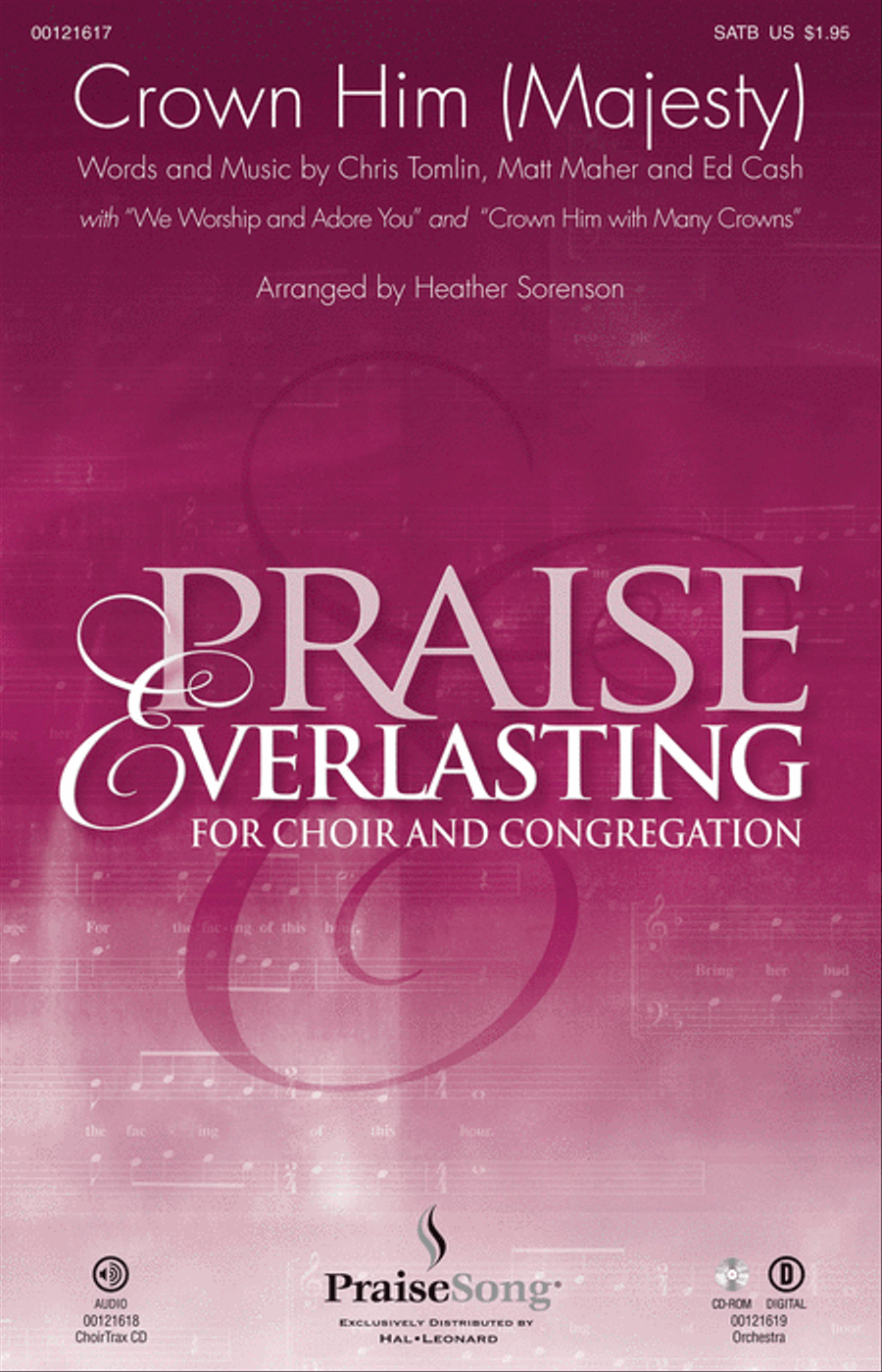 Crown Him (Majesty)(with “We Worship and Adore You” and “Crown Him with Many Crowns”) 4-Part scores gallery preview page 1