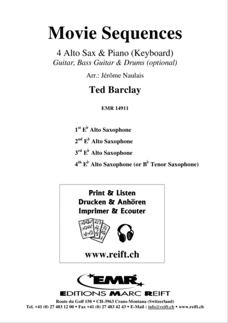 Movie Sequences Movie Sequences Alto Saxophone scores gallery preview page 2