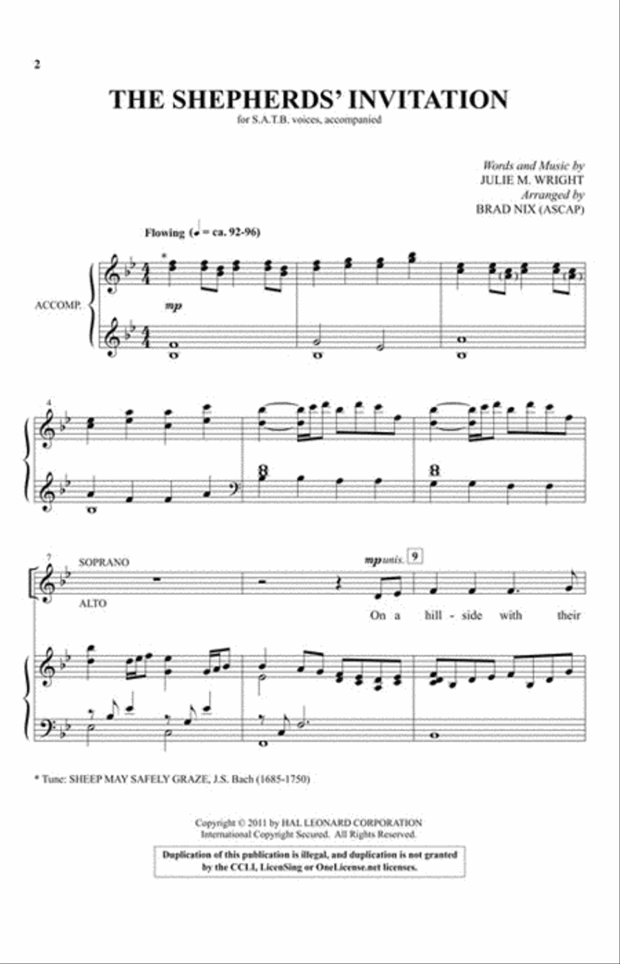 The Shepherds' Invitation 4-Part scores gallery preview page 2