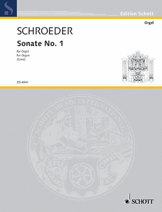 Book cover for Organ Sonata No. 1