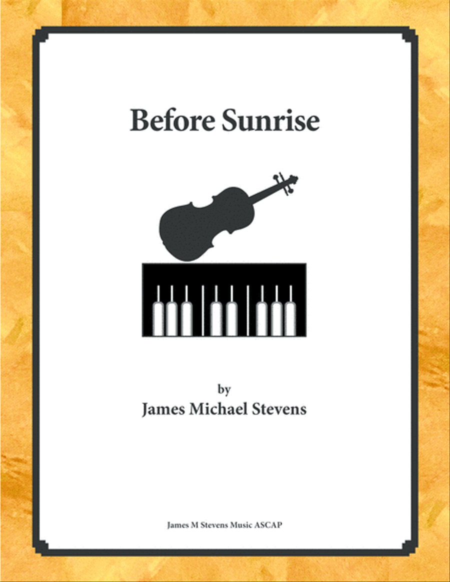 Before Sunrise - Cello & Piano Piano scores gallery preview page 1