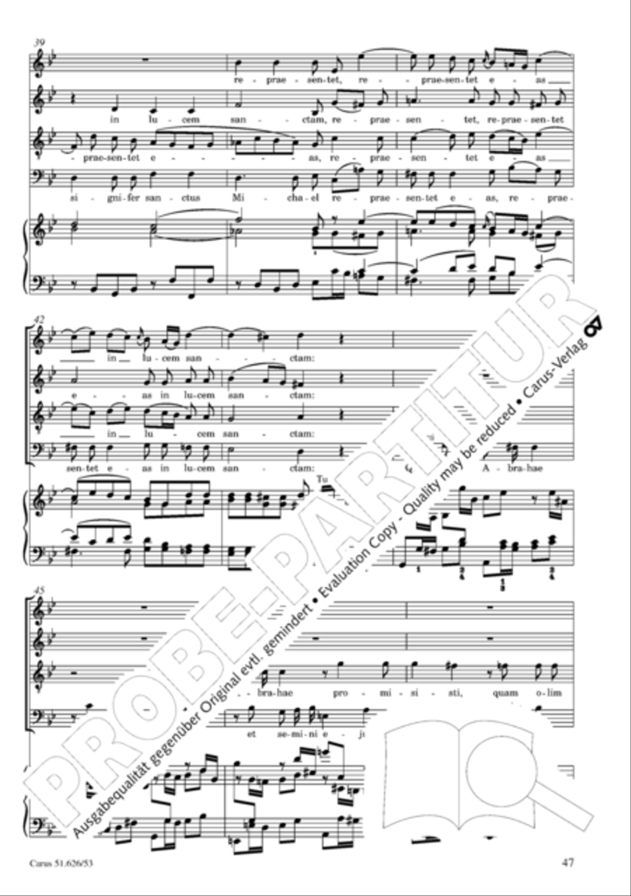 Requiem 4-Part scores gallery preview page 54