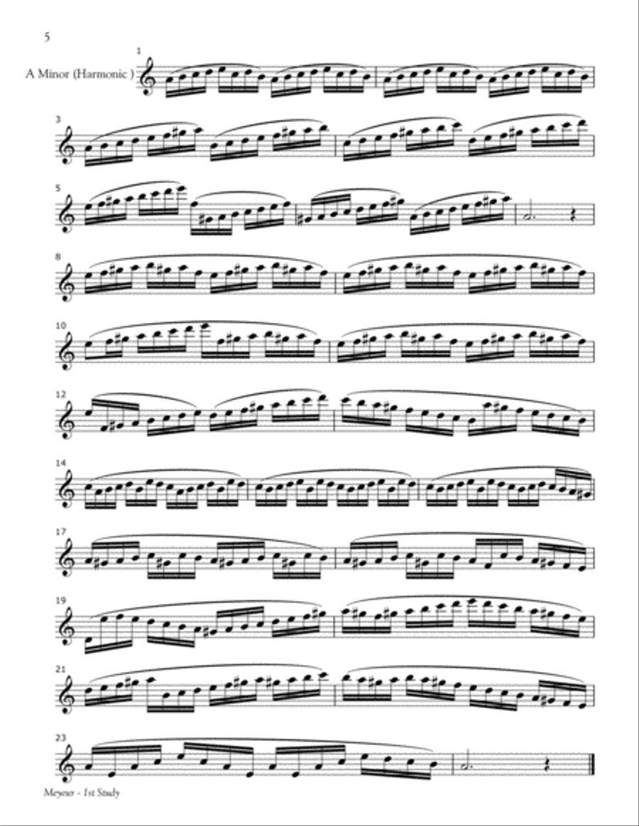 Meyeur 1st Study for Saxophone