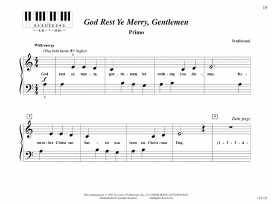 DuetTime Piano Christmas Piano Method scores gallery preview page 3
