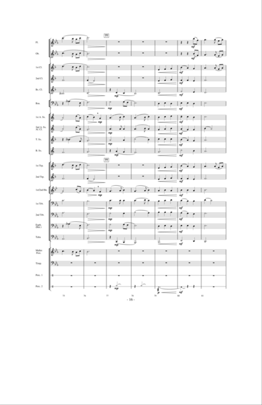Clark County Celebration Clark County Celebration Concert Band scores gallery preview page 15