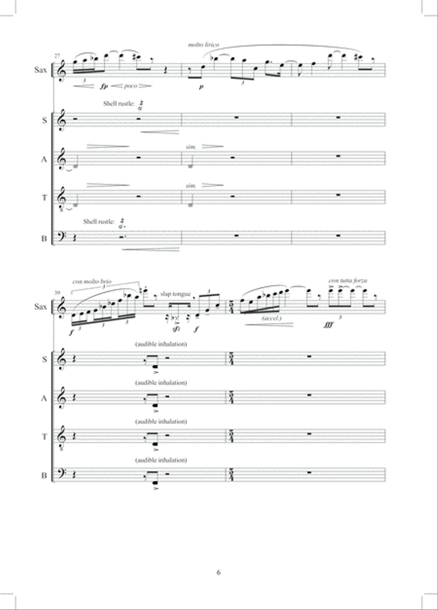 Coral Resurrection 4-Part scores gallery preview page 6