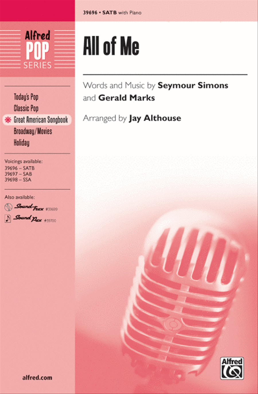 All of Me 4-Part scores gallery preview page 1