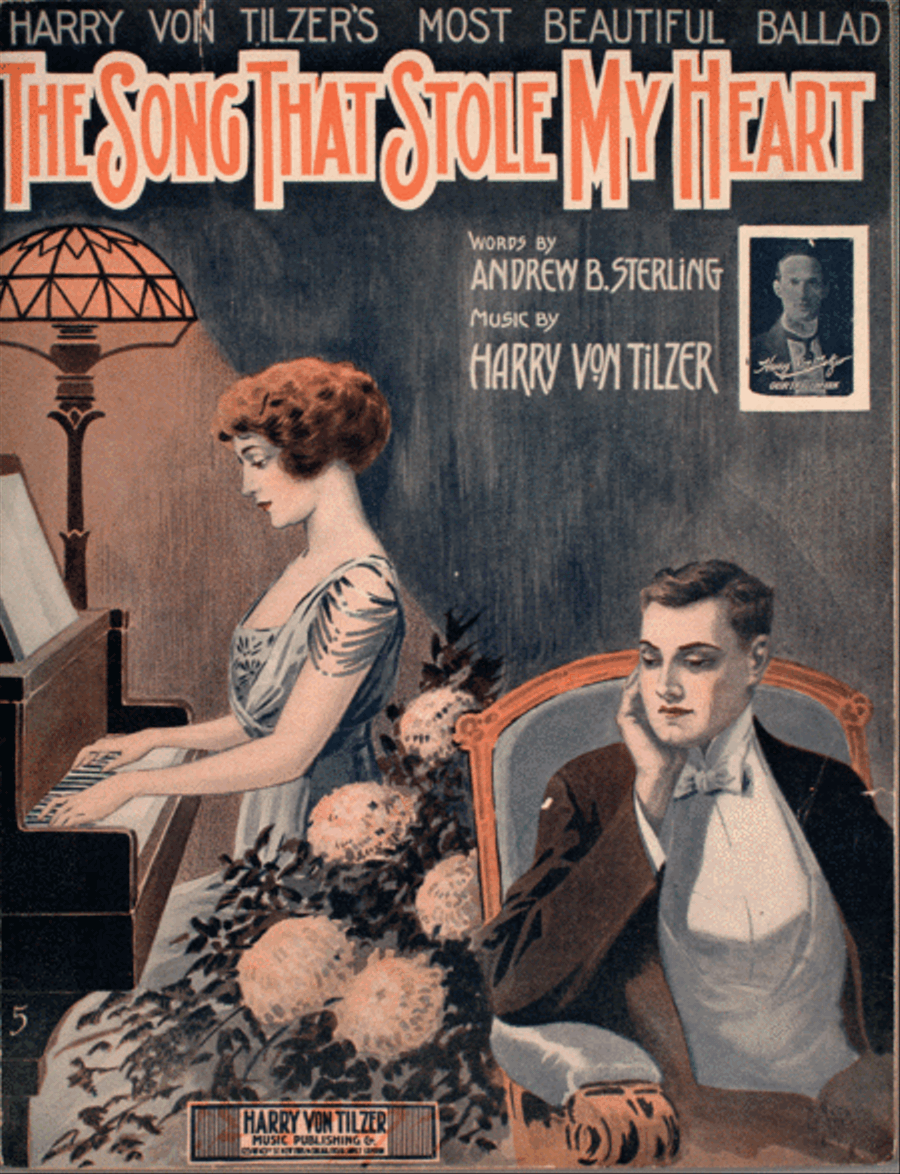 The Song That Stole My Heart. Harry Von Tilzer's Most Beautiful Ballad Voice scores gallery preview page 1