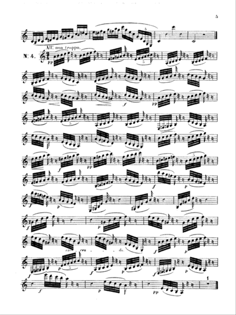 Klosé: Thirty Etudes after H. Aumont Part scores gallery preview page 1