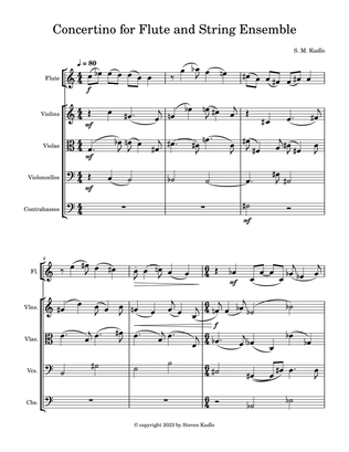 Concertino for Flute and String Ensemble