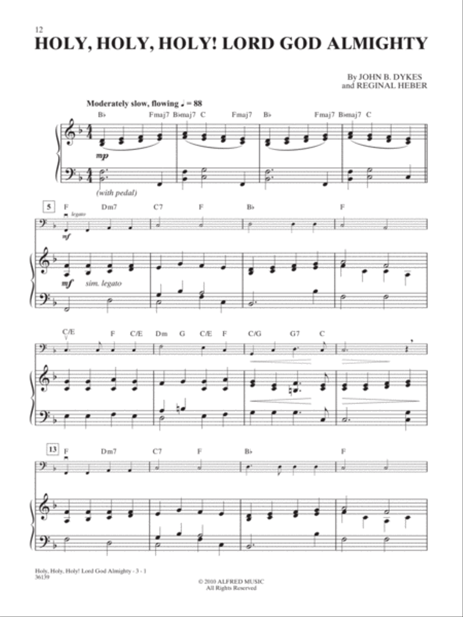 Favorite Hymns Instrumental Solos for Strings String Orchestra scores gallery preview page 4
