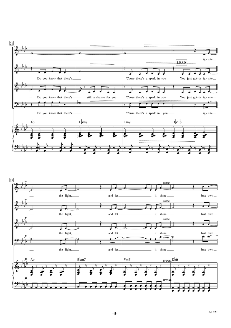 Firework Choir scores gallery preview page 3