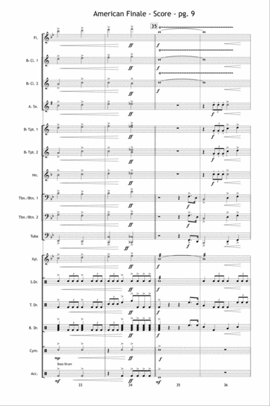 American Finale Marching Band scores gallery preview page 10