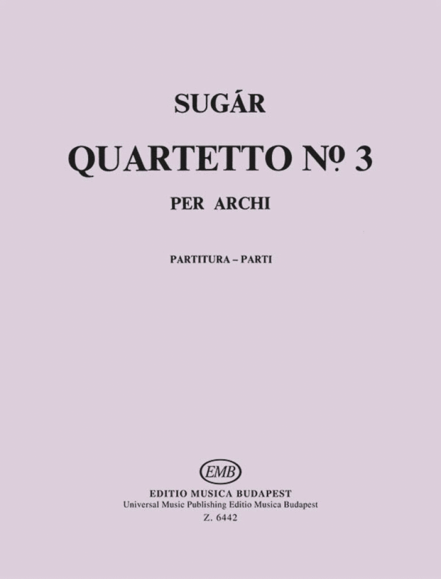 3.Streichquartett,Part.-St. String Quartet scores gallery preview page 1