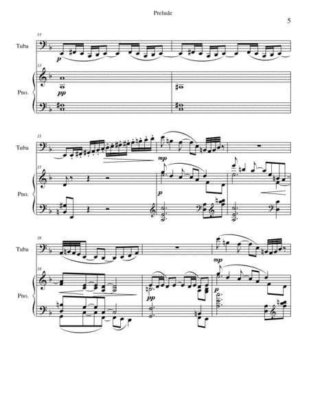 Bergamasque Suite - tuba and piano