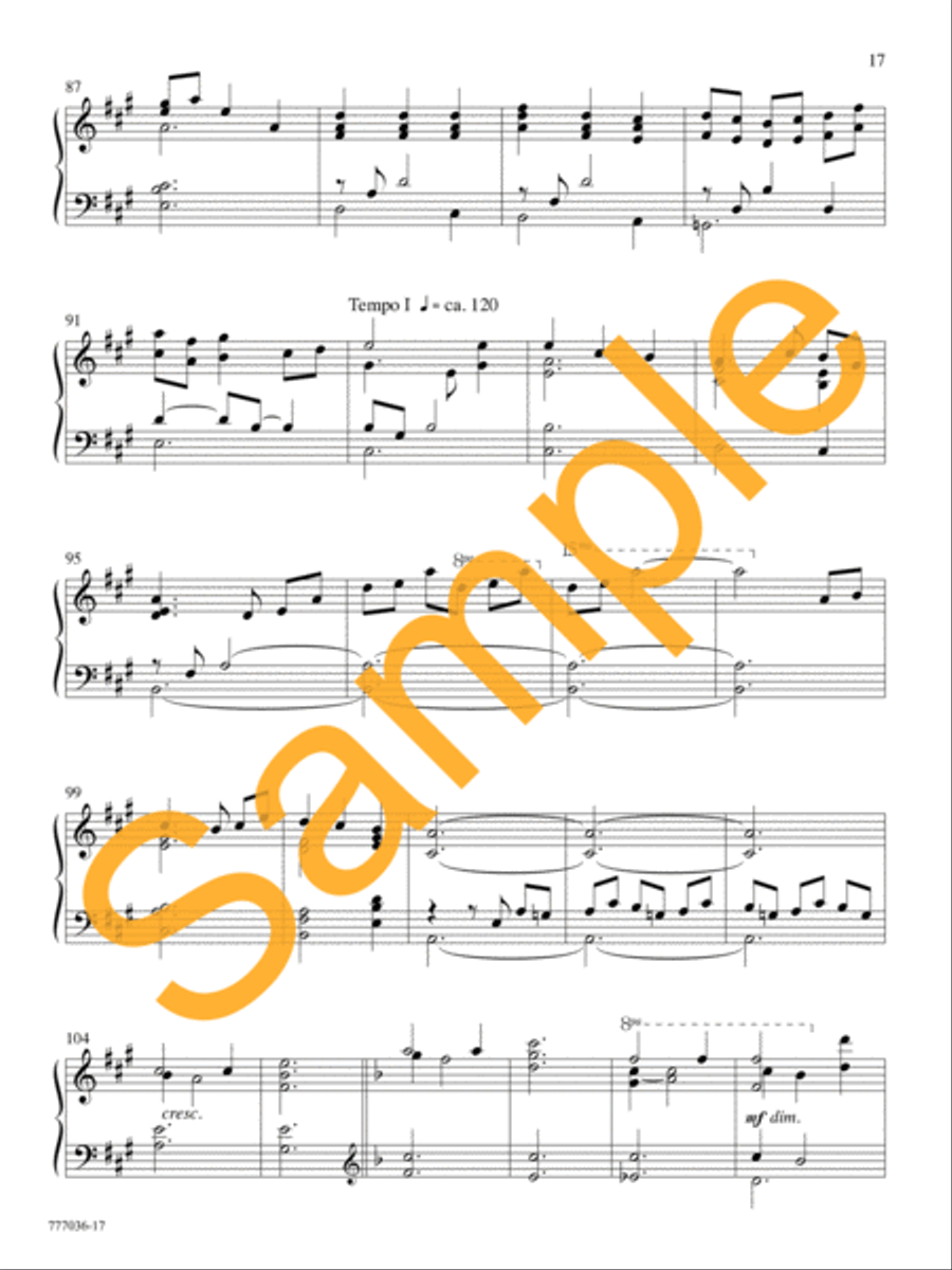 Thy Presence, My Light Piano Solo scores gallery preview page 16