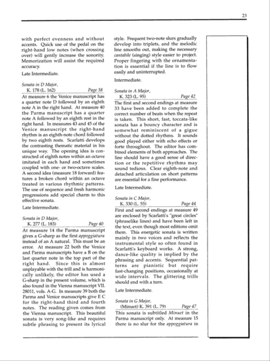 At the Piano with Scarlatti Piano Solo scores gallery preview page 22