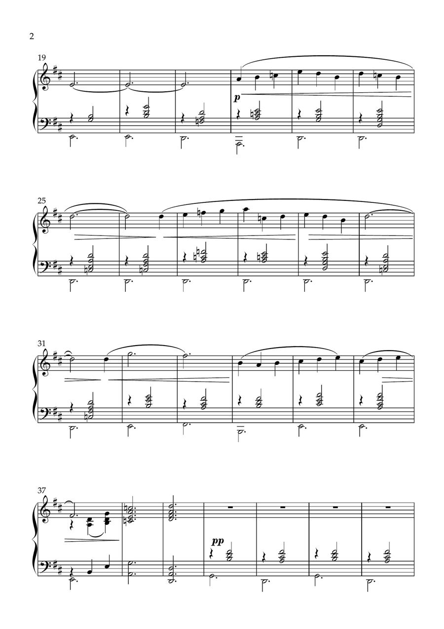Gymnopedie No. 1 Piano Solo scores gallery preview page 2