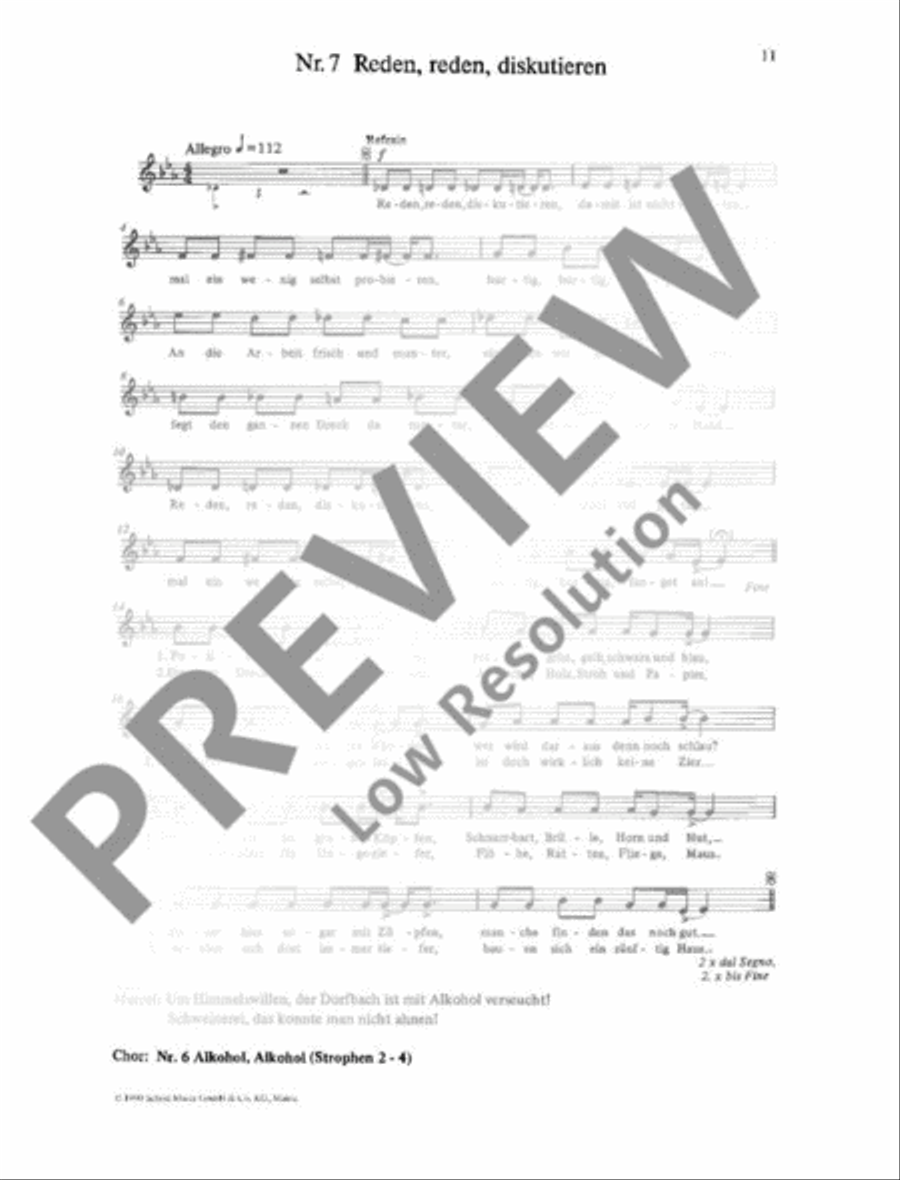 Frieden auf dieser Welt Choir scores gallery preview page 12