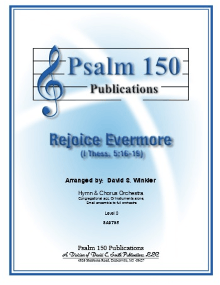 Rejoice Evermore Orchestra scores gallery preview page 1