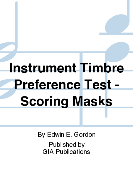 Instrument Timbre Preference Test - Scoring Masks