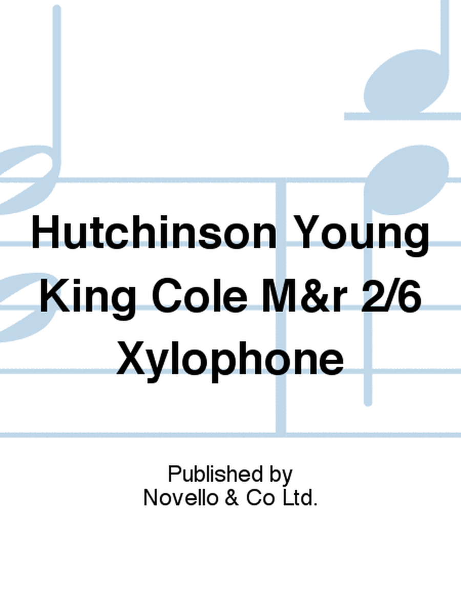 Hutchinson Young King Cole M&r 2/6 Xylophone