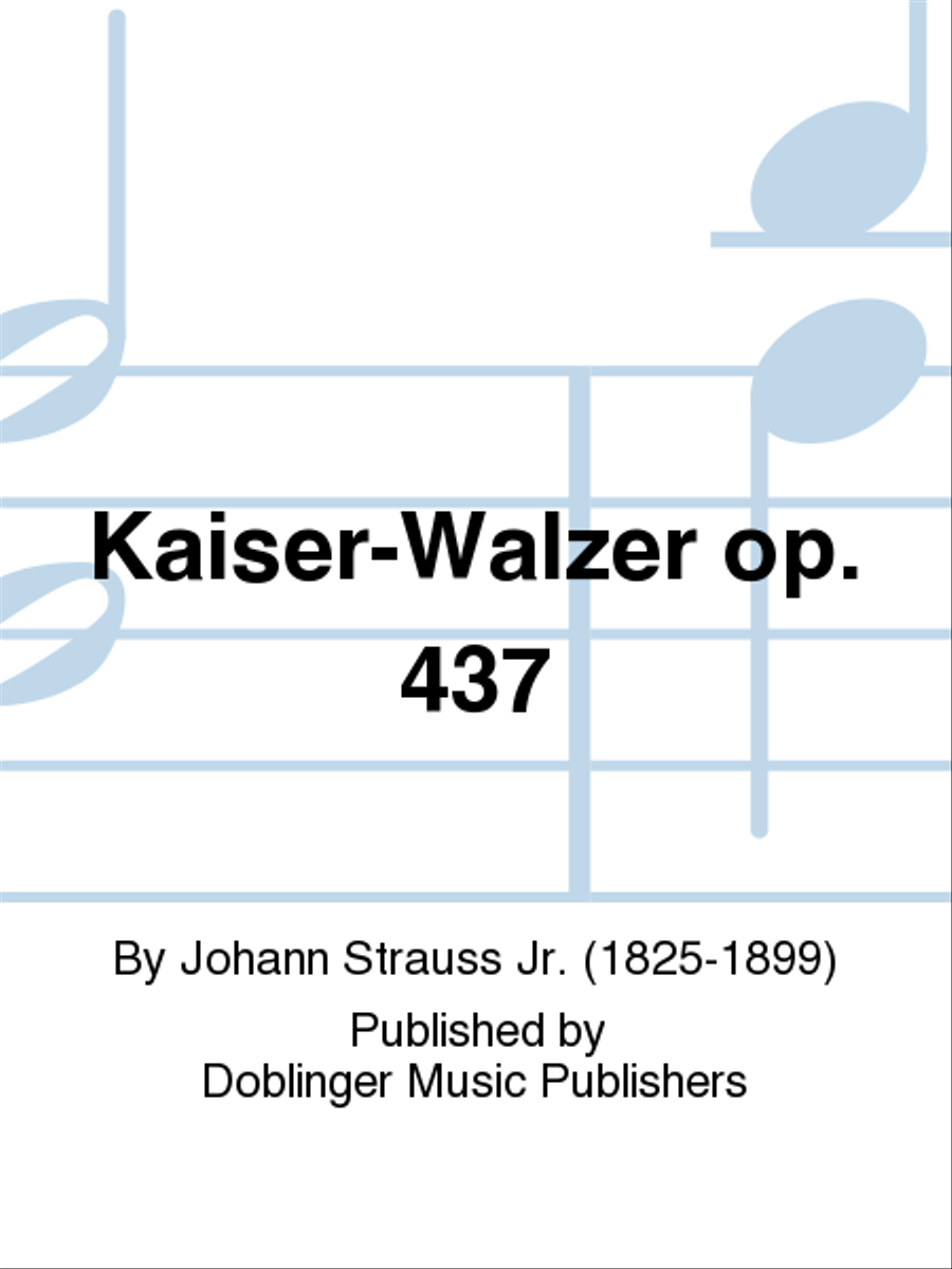 Kaiser-Walzer op. 437 Orchestra scores gallery preview page 1