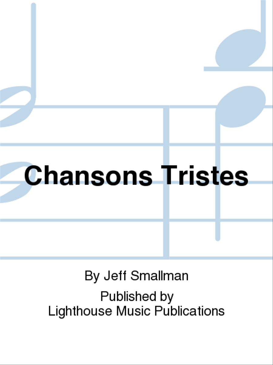 Chansons Tristes Piano, Vocal scores gallery preview page 1