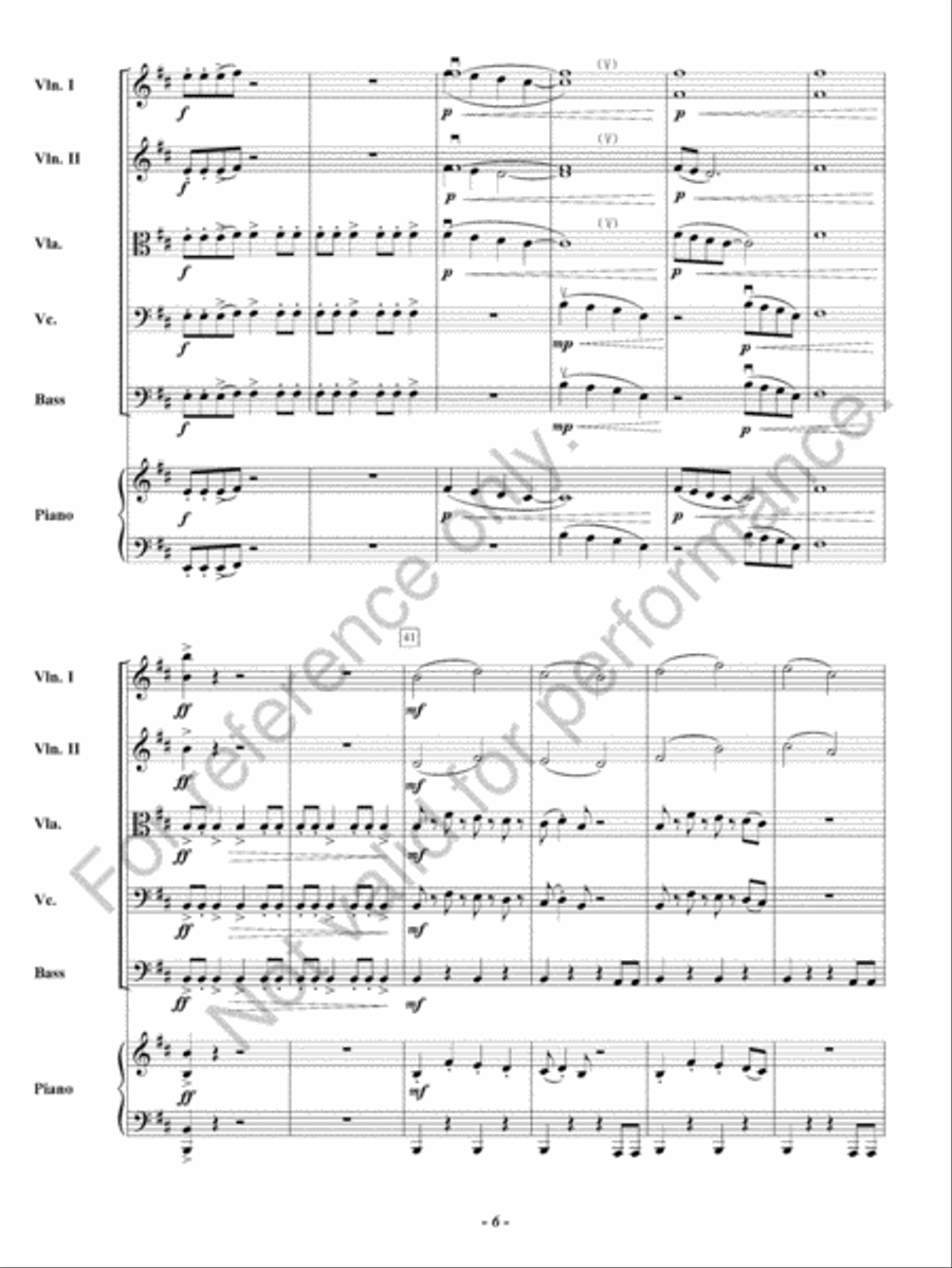 Ultimatum String Orchestra scores gallery preview page 6