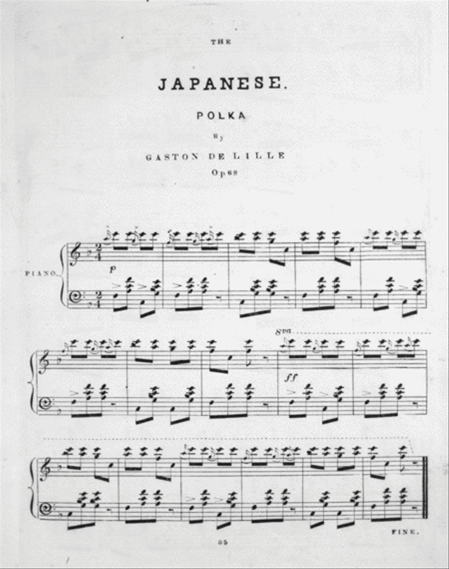 The Japanese Polka Piano Solo scores gallery preview page 2