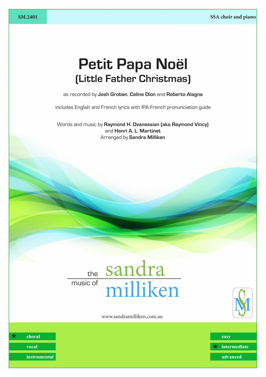 Petit Papa Noël SSA scores gallery preview page 1