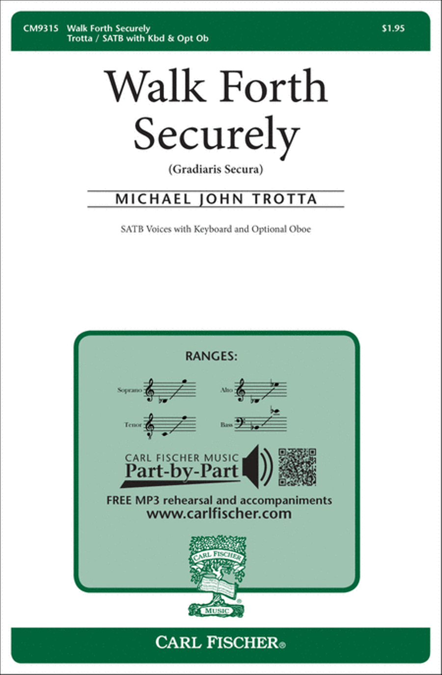 Walk Forth Securely Walk Forth Securely Choir scores gallery preview page 1
