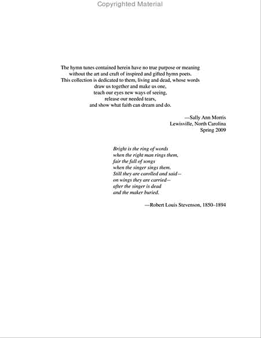 To Sing the Artist's Praise Easy Piano scores gallery preview page 4