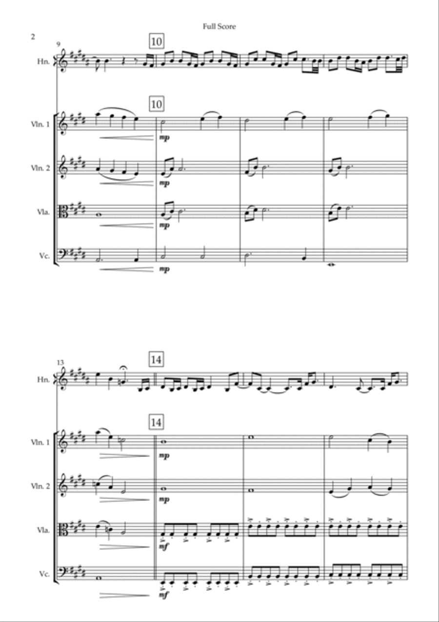 How Far I'll Go Small Ensemble scores gallery preview page 2