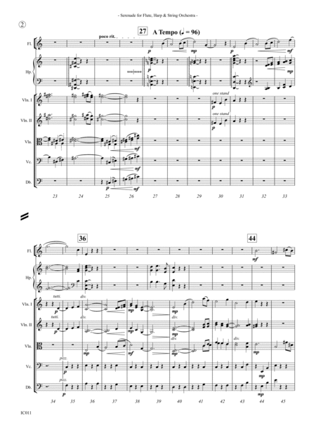 Serenade for Flute, Harp & String Orchestra image number null