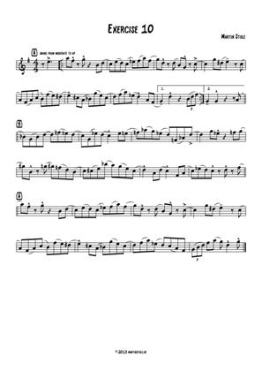 Jazz Exercise 10 Clarinet