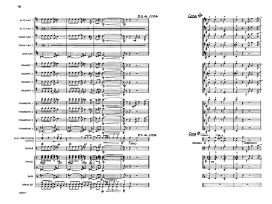 Gringo Jazz Ensemble scores gallery preview page 10