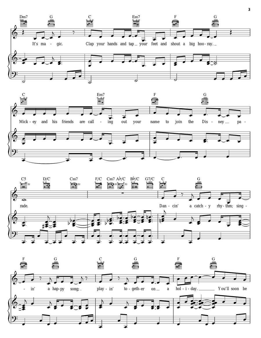 Dancin' A Catchy Rhythm Dancin' A Catchy Rhythm Piano, Vocal, Guitar scores gallery preview page 3