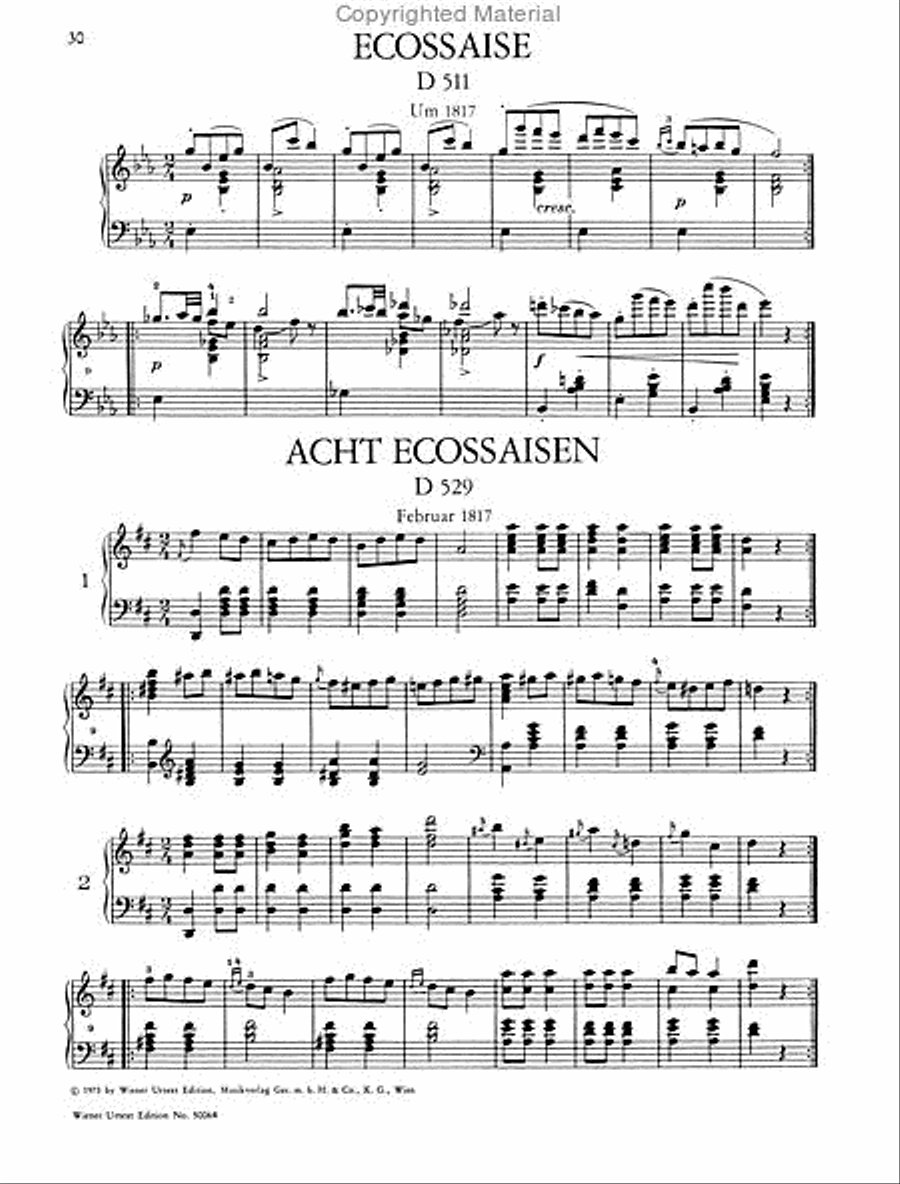 Ländlers, Ecossaises, Minuets Chamber Music scores gallery preview page 5