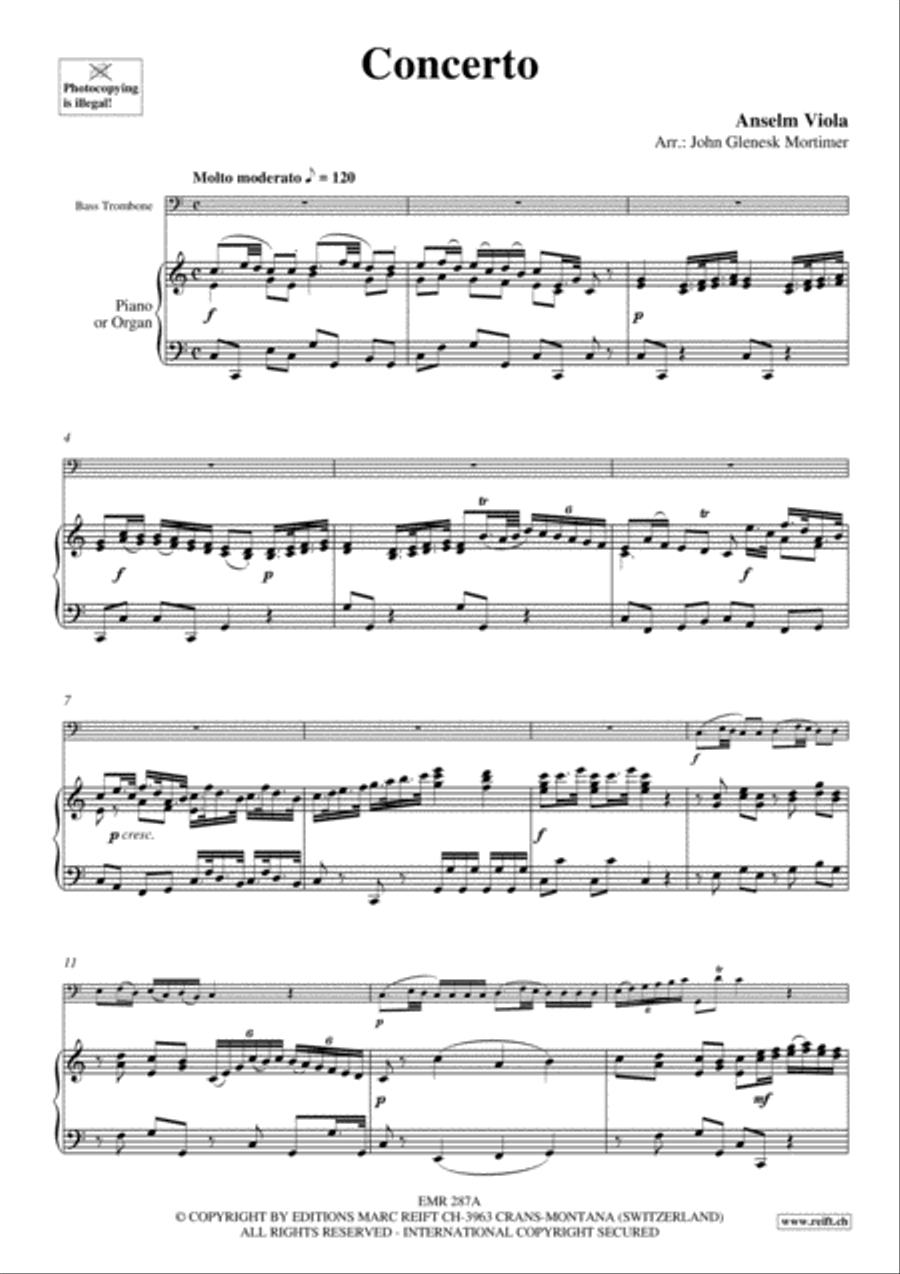 Concerto Trombone scores gallery preview page 4
